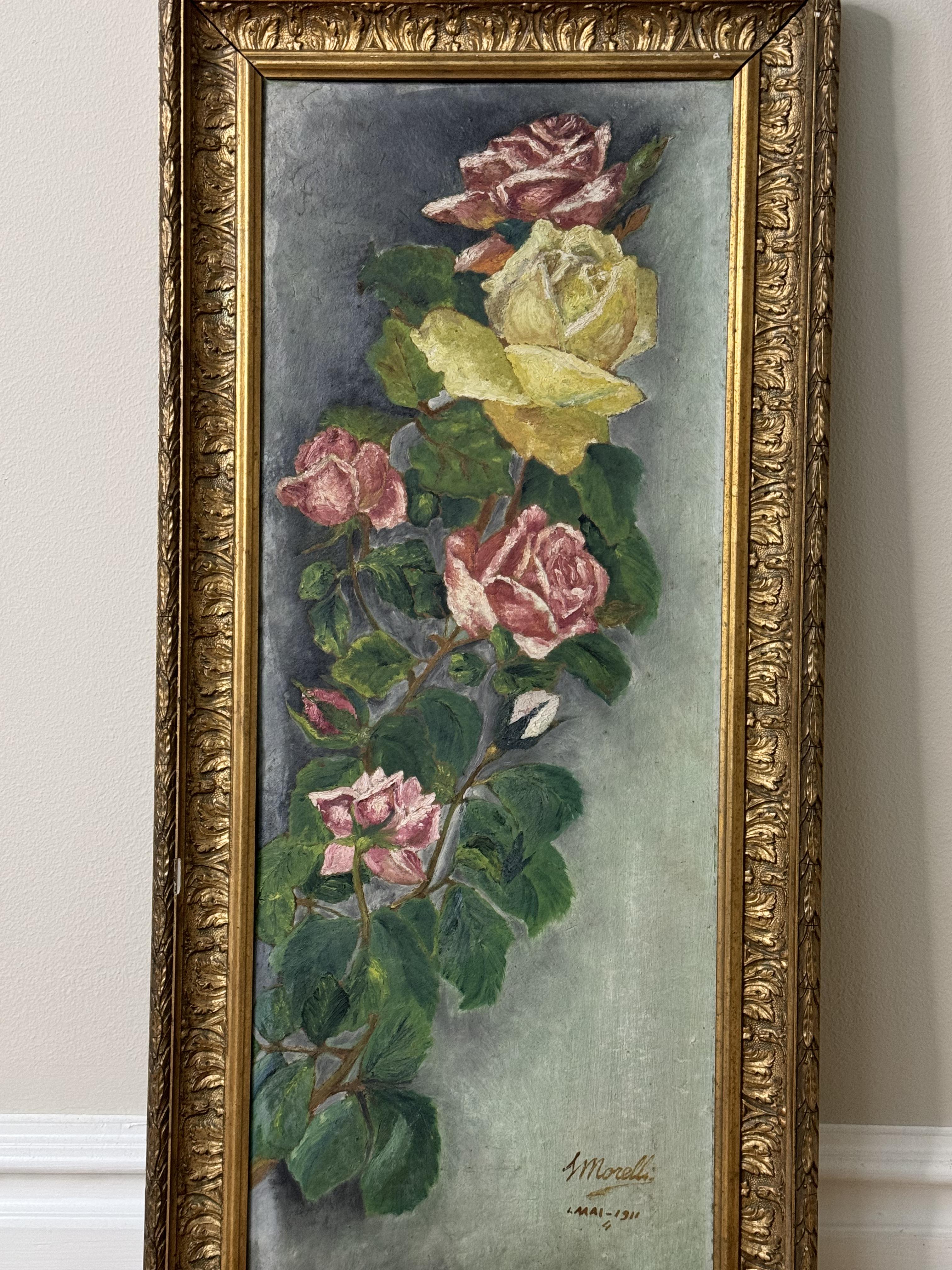 Målning rosor 
