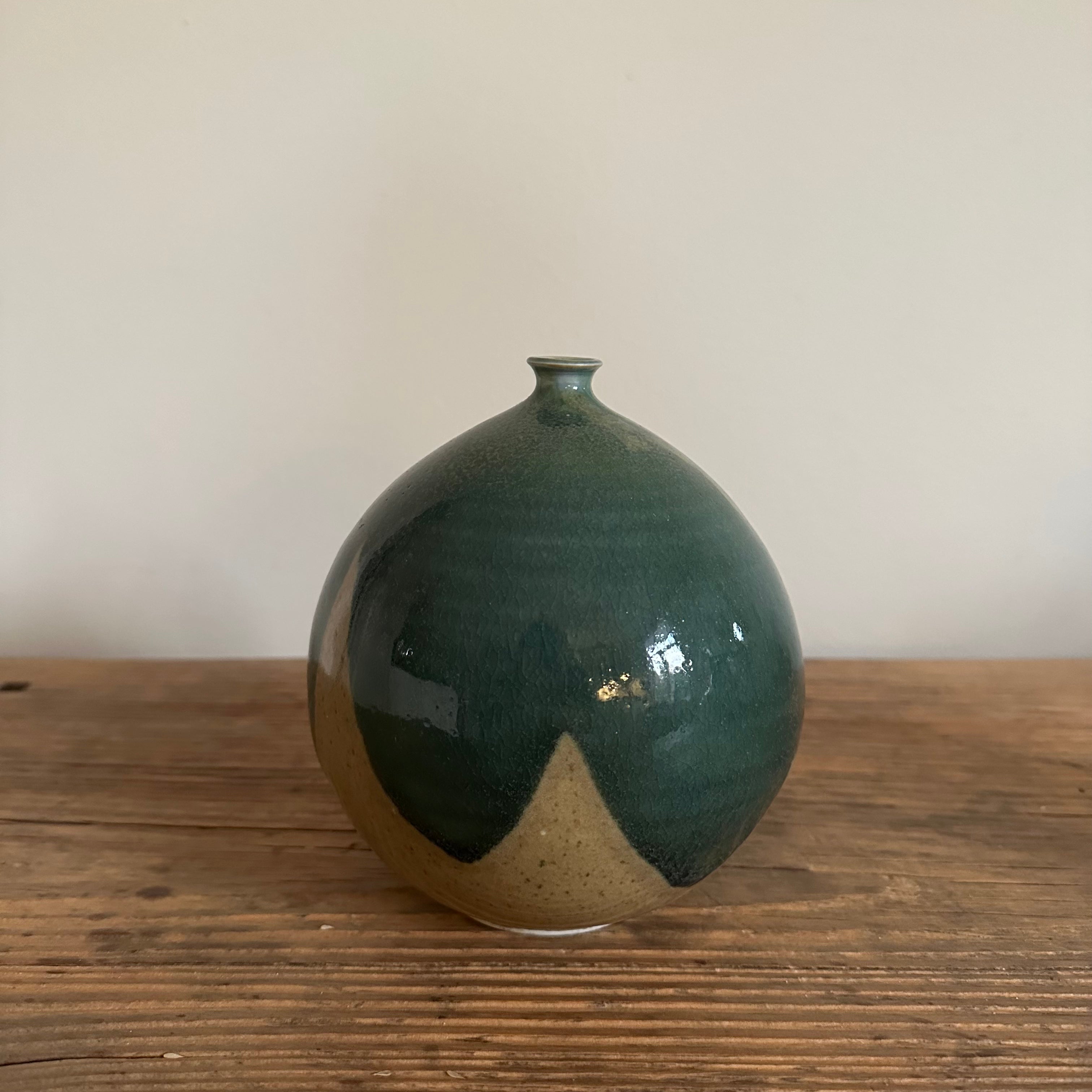 Glazed vase