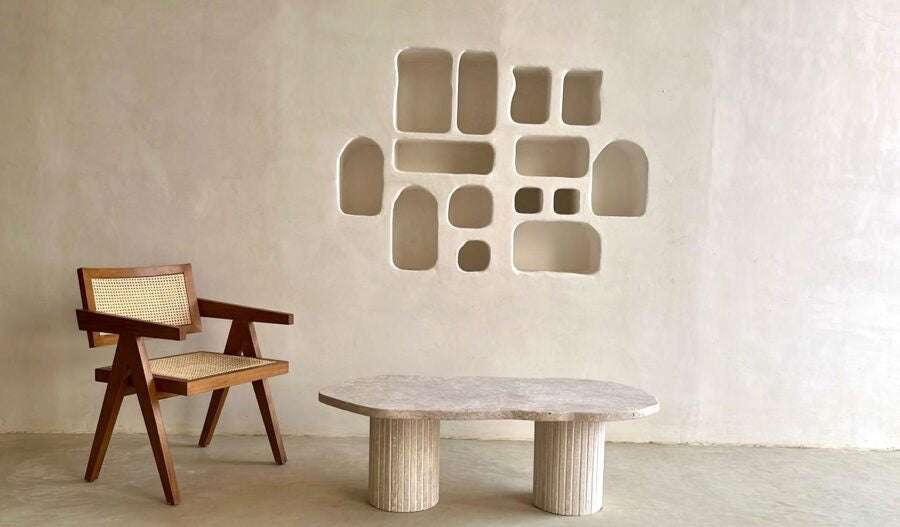 Sofa table irregular shape
